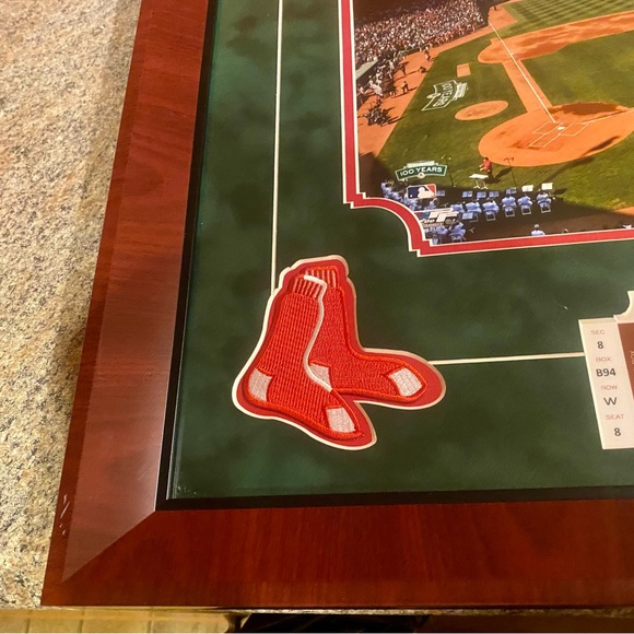 Framed 100 year Red Sox print - Picture 3 of 13